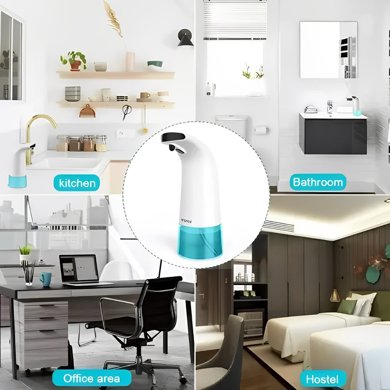 DISPENSADOR DE JABÓN LÍQUIDO AUTOMÁTICO