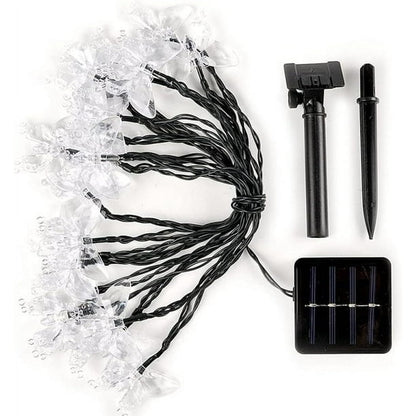 LUCES DE MARIPOSA CON PANEL SOLAR