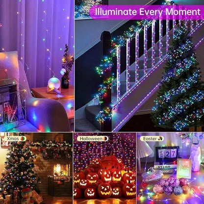 LUCES LED MULTICOLOR NAVIDEÑAS SMART