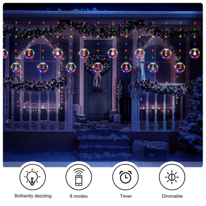 CORTINA RGB 10 AROS NAVIDEÑOS
