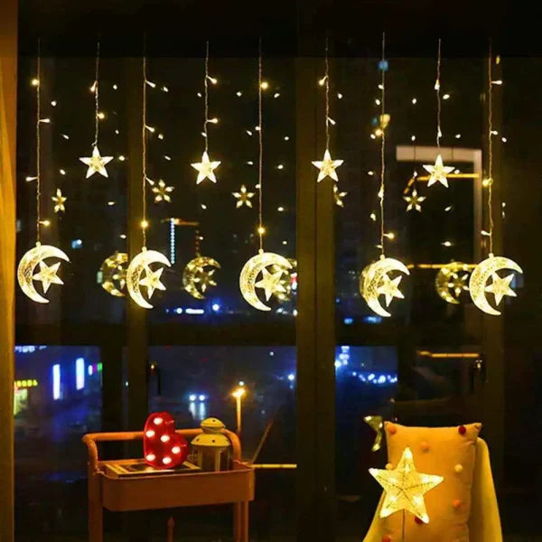 GUIRNALDAS ESTRELLA Y LUNA