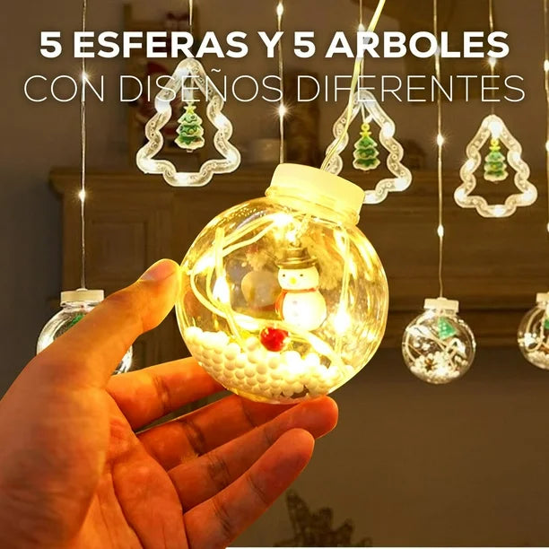 CORTINA LED NAVIDEÑA