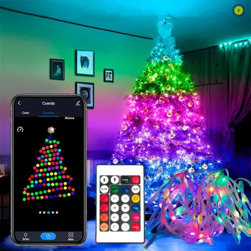 LUCES LED MULTICOLOR NAVIDEÑAS SMART